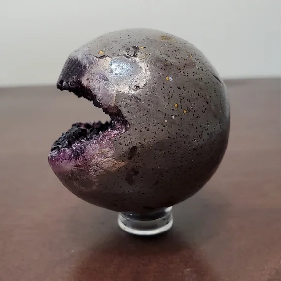 Amethyst Crystal Sphere 50mm - Picture 3 of 16
